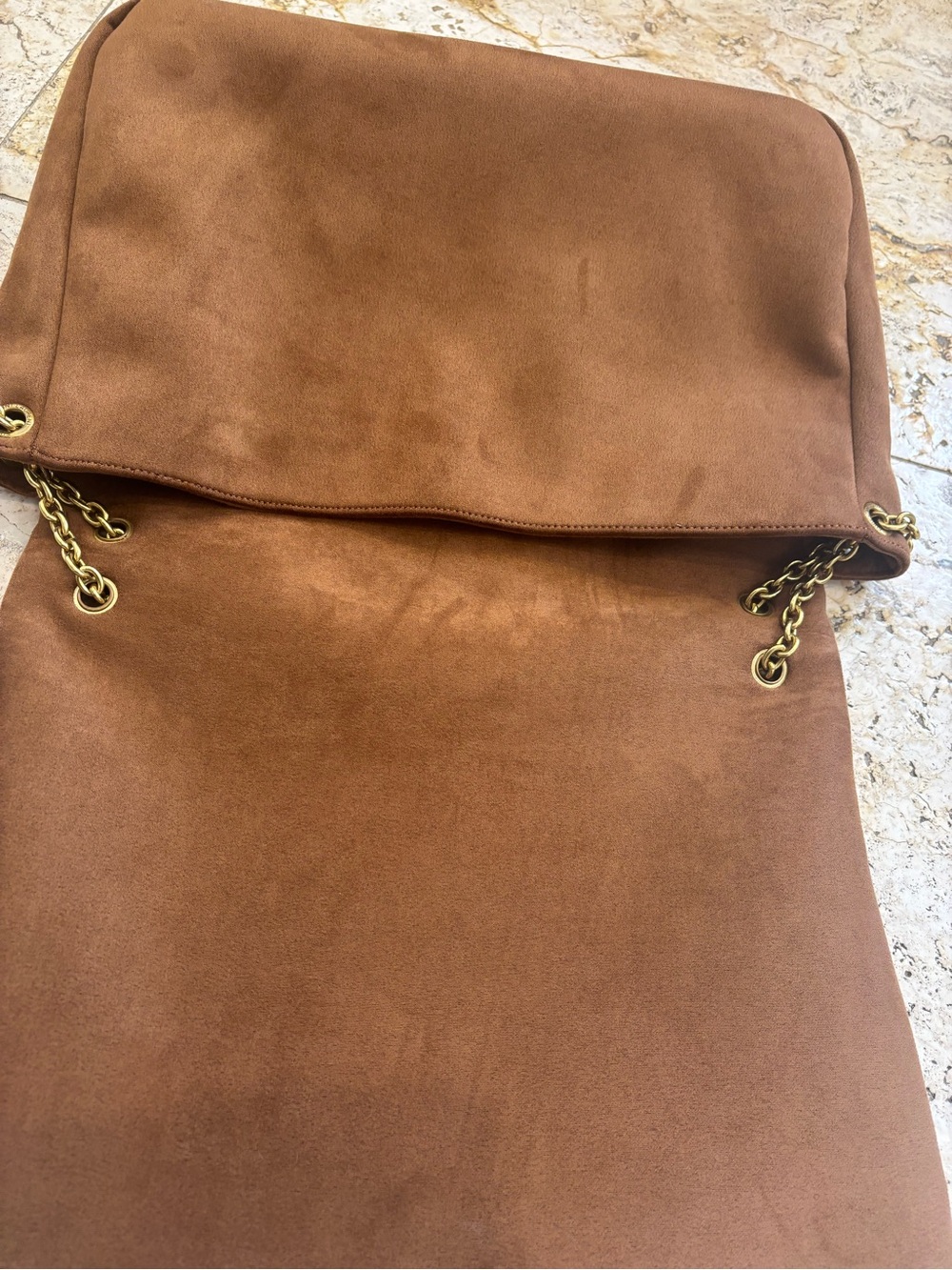 UNBRANDED Messenger Bag with Gold Chain Strap - Picture 5 of 9